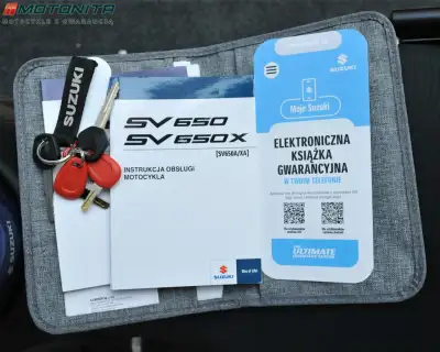 
Suzuki SV650, salon Polska, 2023/2024, gwarancja MOTONITA full								
